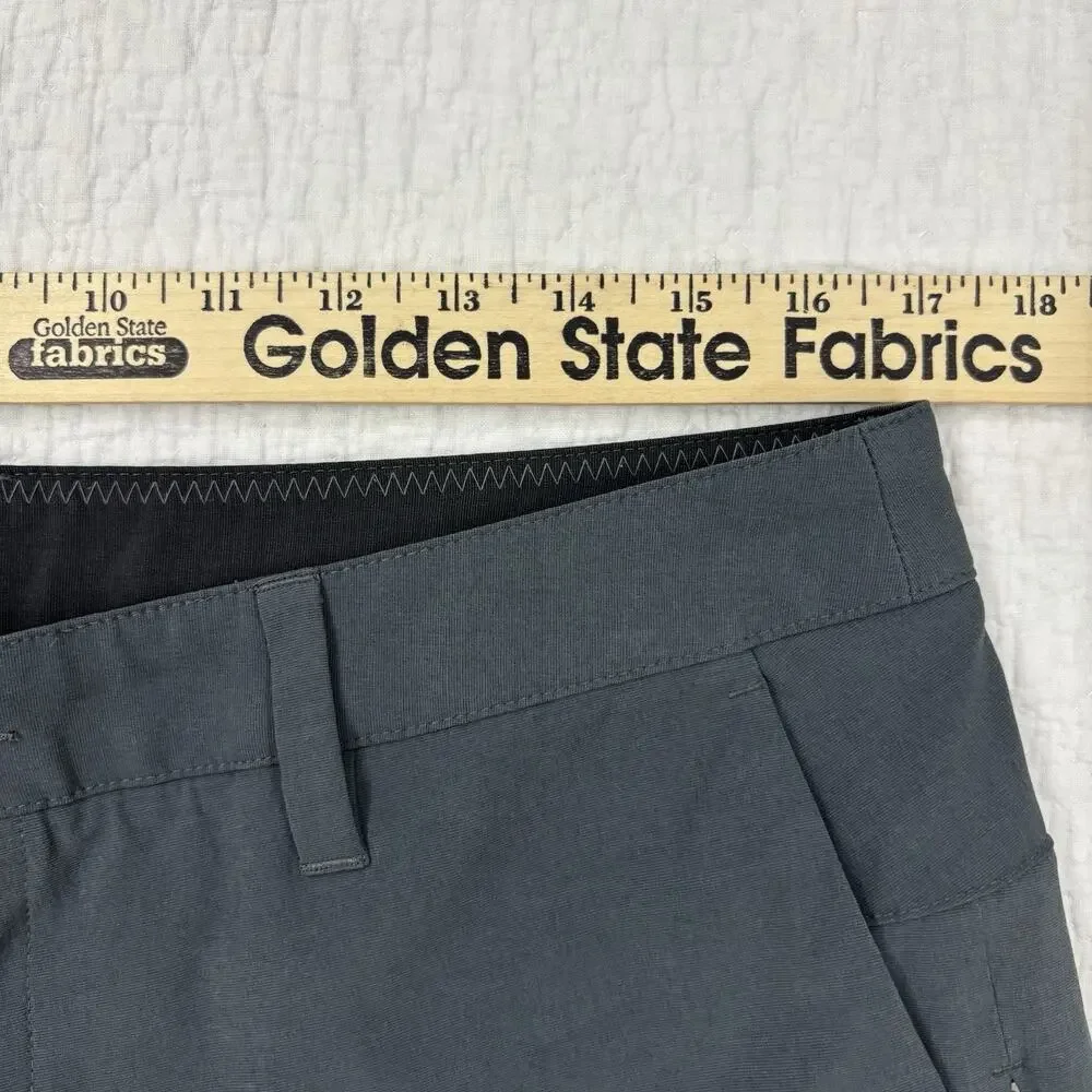 Vuori Aim Short Mens Size 33 Charcoal Gray Performance Chino Shorts V368
